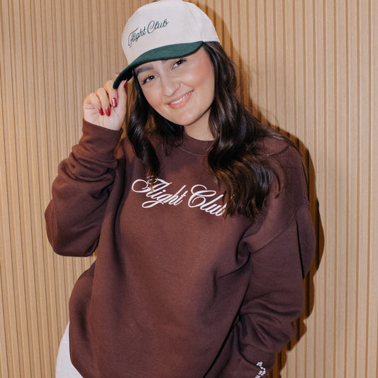 Flight Club Crewneck | Brown