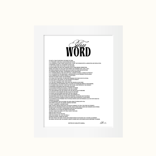 Thy Word | Print
